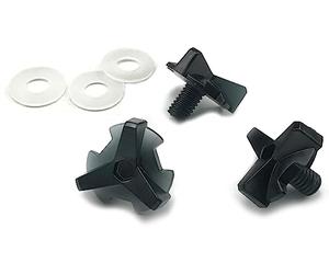 O'NEAL | Recambios para Cascos de Motocross | Moto Enduro | 3 Tornillos ABS para Montaje de Visera | Juego de Tornillos de Visera para Casco 2SRS | Plata | Talla única