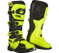 Oneal Rider Pro 2 Botas de motocross, negro/amarillo neón, Talla 48