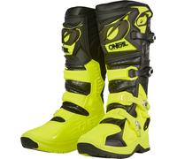 O'Neal - Botas motocross RMX Pro 2024 - Negro/Amarillo neón - Talla 41 (Hombre)
