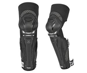 O'NEAL Rodillera y Espinilleras I BMX MTB Downhill I Protectores de Rodilla y Espinilleras Ligeros y Cómodos I Protector de Rodilla Park FR Carbon V.17 | Negro Blanco | Talla M