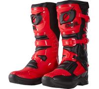 Oneal RSX Botas de motocross, negro-rojo, tamaño 47 para Hombres