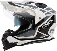 Oneal Sierra R Casco de motocross, negro-gris-blanco, tamaño M para Hombres