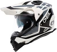 §Casco Adventure O'Neal Sierra R Negro-Blanco-Gris§