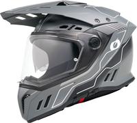 ONeal Sierra RS Echo, casco de aventura L female Mate Gris/Negro