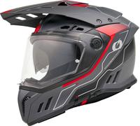 ONeal Sierra RS Echo, casco de aventura L female Mate Negro/Rojo