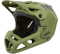 Oneal SL1 Crest Casco de descenso, verde, tamaño L para Hombres