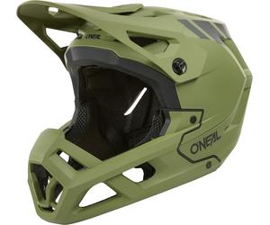 Oneal SL1 Crest Casco de descenso, verde, tamaño L para Hombres