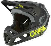 Oneal SL1 Strike Casco de descenso, negro-gris-amarillo, tamaño M para Hombres