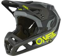 Oneal SL1 Strike Casco de descenso, negro-gris-amarillo, tamaño XL para Hombres