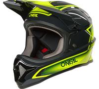 Oneal SONUS SLICK Casco de motocross, Gris/amarillo neón, Talla XL (61/62)