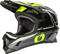 Oneal Sonus Split V.23 Casco de descenso, negro-amarillo, tamaño L para Hombres