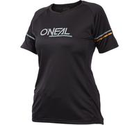Oneal Soul Jersey de bicicleta de manga corta para damas, negro, Talla M