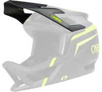 Oneal Transition Flash V.23 Pico del casco, negro/verde, Talla XS-S-M