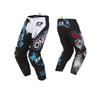 O'NEAL | Pantalones de Motocross MX Enduro | Excepcional Libertad de Movimiento, Acolchado de Goma para Mayor protección | Pantalones Element Villain | Adulto | Blanco | Talla 30