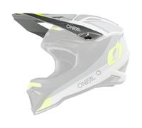 O'Neal Visera 1SRS Casco Stream Negro/Amarillo neón