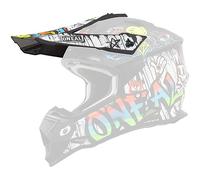 O'Neal Visera 2SRS Casco Rancid Negro/Blanco