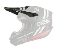 O'NEAL | Visor de recambio para casco 5SRS Squadron V.22 | Visor casco 5SRS Polyacrylite Squadron V.22 | Adulto | Negro Gris