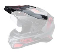 O'NEAL | Visor de recambio para casco de moto Enduro Adventure Street | Visor de recambio para casco D-SRS Square V.22 | Adulto | Negro Rojo