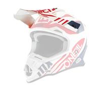 O'NEAL | Visor de Recambio para Casco de Motocross | Motocross MX | Visor de Recambio para el Casco 2SRS Spyde 2.0 | Visor 2SRS Spyde 2.0 | Adultos | Azul Blanco Rojo