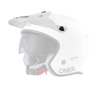 Oneal Volt Solid Pico del Casco, Blanco, Talla única