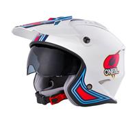 Oneal Volt Helmet MN1 White/Red/Blue Casco Moto MX-Motocross