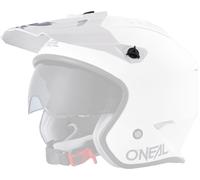 Oneal Volt Solid Pico del Casco, Blanco, Talla única