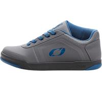 O'NEAL | Zapatillas de Bicicleta de Montaña DH FR | Veganas | Equilibrio Entre el Agarre, protección Interna de la articulación | Zapatilla de Pedal Pro V.22 | Adulto | Azul Gris | 44
