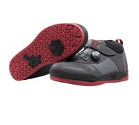 O'NEAL | Zapatillas de Bicicleta de Montaña | Veganas | Compatibles con Placa de Pedal SPD, Sistema de Atado Rápido, Transpirables | Zapatillas Session SPD V.22 Adulto | Rojo Gris | Talla 46