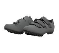 O'NEAL Zapatillas de Ciclismo I Zapatillas MTB Hombre I Grava, BTT I Zapatillas SPD Regulables para Hombres con 3 Correas Seguras I Zapatilla SPD Cross 2 | Gris Negro | Talla 42