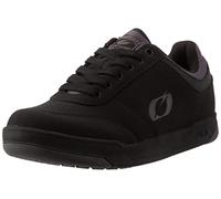 O'NEAL | Zapatillas MTB Downhill Freeride | Veganas | Equilibrio definitivo Entre Agarre y posicionamiento del pie, Transpirables | Zapato V.22 Plano | Adulto | Negro Gris | Talla 43