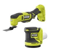 ONEAND - Kit combinado de 2 herramientas inalámbricas de 18 V con multiherramienta y herramientas de lijadora orbital aleatoria de 5 pulgadas