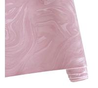 ONEART | Tela de tapicería de ante suave, 32 × 135 cm, rollo de cuero sintético con patrón acanalado retro para llavero, bolsos, apelación, artesanía, costura, color rosa