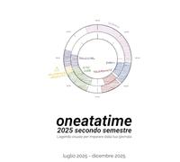 oneatatime planner secondo semestre 2025: L'agenda visuale per imparare dalla tua giornata