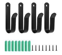 ONEBO 4 Piezas Soporte para Monopatín, Soporte Pared Skate, Accesorios para Almacenamiento, Gancho Almacenamiento, para Tablas de Snowboard, Longboards y Patinetas, Bolsas, Auriculares, Abrigos, etc