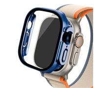 ONECMN - Carcasa de cristal para Apple Watch Ultra 2, 49 mm, smar twatch PC, protector de pantalla parachoques, cubierta templada, accesorios de banda serie iwatch, Ultra 49mm, Agate