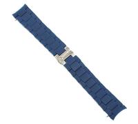 ONECMN Classical 20 - Correa de reloj de acero inoxidable sólido con cubierta de silicona de 23 mm para Armani AR5858 5943 5941 5867 5981 cierre desplegable, 20mm, Ágata