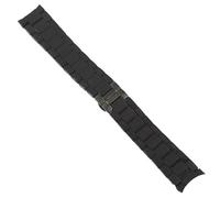 ONECMN Classical 20 - Correa de reloj de acero inoxidable sólido con cubierta de silicona de 23 mm para Armani AR5858 5943 5941 5867 5981 cierre desplegable, 23mm, Ágata