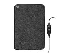 Oneconcept Magic Carpet - Alfombra eléctrica calefactora 75W, Temporizador, 60x2x40cm, Funda Lavable, Resistente poliéster con Capa Antideslizante, Antracita