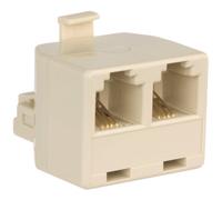 Onedirect Acoplador DOBLE RJ45 alojamiento 2 salidas RJ45 Conecte dos cables RJ45 a un mismo conector!