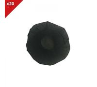 Onedirect Almohadillas desechables negras - 20 uds Almohadillas desechables para auriculares negras - 20 uds