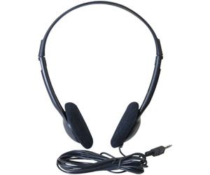 Onedirect Auricular Biaural Jack 3,5 Auricular con conexión Jack 3,5mm - muy ligeros ideales para escuchar música, navegar por Internet
