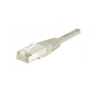 Onedirect Cable CAT5E F/UTP Gris 0,5 m Cable de red Ethernet, Cat5E y Plug RJ45