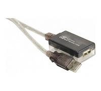Onedirect Cable de extensión USB 2.0 12m Extensión periférica, amplificador electrónico, hasta 36m