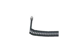 Onedirect Cordón de auricular Grafito Cordón espiral grafito para teléfonos con puertos RJ9/RJ9