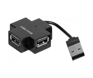 Onedirect HUB 4 puertos USB Hub USB 2.0 de 4 puertos, auto alimentado.