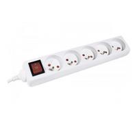 Onedirect Regleta con interruptor con 5 enchufes - 1,5m Power strip 1.5m