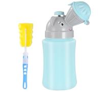 ONEDONE Orinal portátil para niños, botella de orina de 17 onzas con cepillo limpio, urinario de viaje para niños, taza de orina para niños, inodoro de emergencia para camping, coche, viajes y