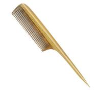 Onedor Peines de madera de sándalo 100% natural, hechos a mano, antiestáticos, aroma de sándalo natural, desenredante para el cabello (peine de cola de dientes finos)