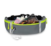 ONEFLOW Active Pro - Cinturón para correr para Samsung a partir de S24, con 3 compartimentos, transpirable, para correr, teléfono móvil, impermeable, para correr, Clear Mind, Samsung Galaxy S26 Ultra