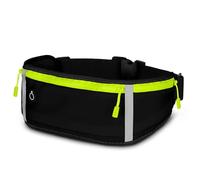ONEFLOW Active Pro - Cinturón para correr Samsung con 3 compartimentos, transpirable, para correr, teléfono móvil, impermeable, para correr, Maximum Black, Samsung Galaxy S24 FE, Utilidad